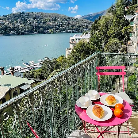 Front View On Viale Geno 公寓 科莫