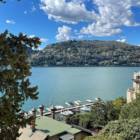 Front View On Viale Geno 公寓 科莫