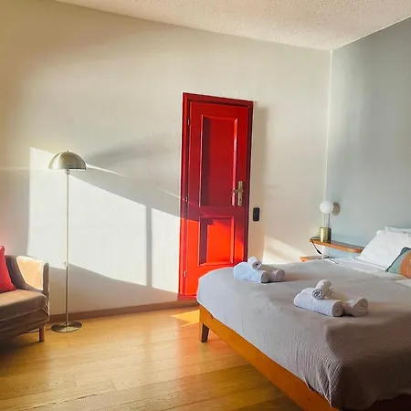 Front View On Viale Geno 公寓